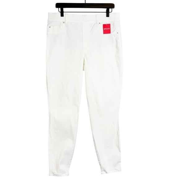 NWT SPANX Skinny Jean Regular Length 20271R White $128 - XL - Picture 1 of 8